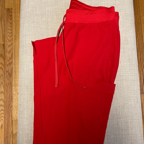 Mandala Womens Red Pants - Picture 2 of 4